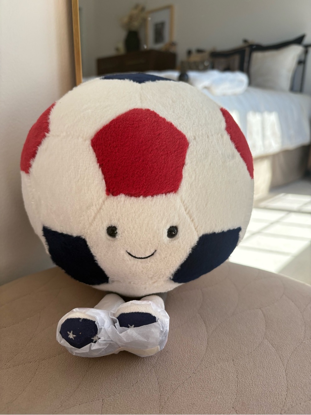Jellycat Amusables Large USA Soccer Ball